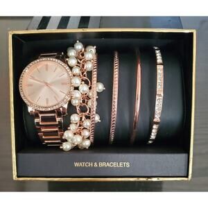 Folio Watch & Bracelet Set New